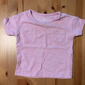 Carter's Pink Short-Sleeve Pocket Tee